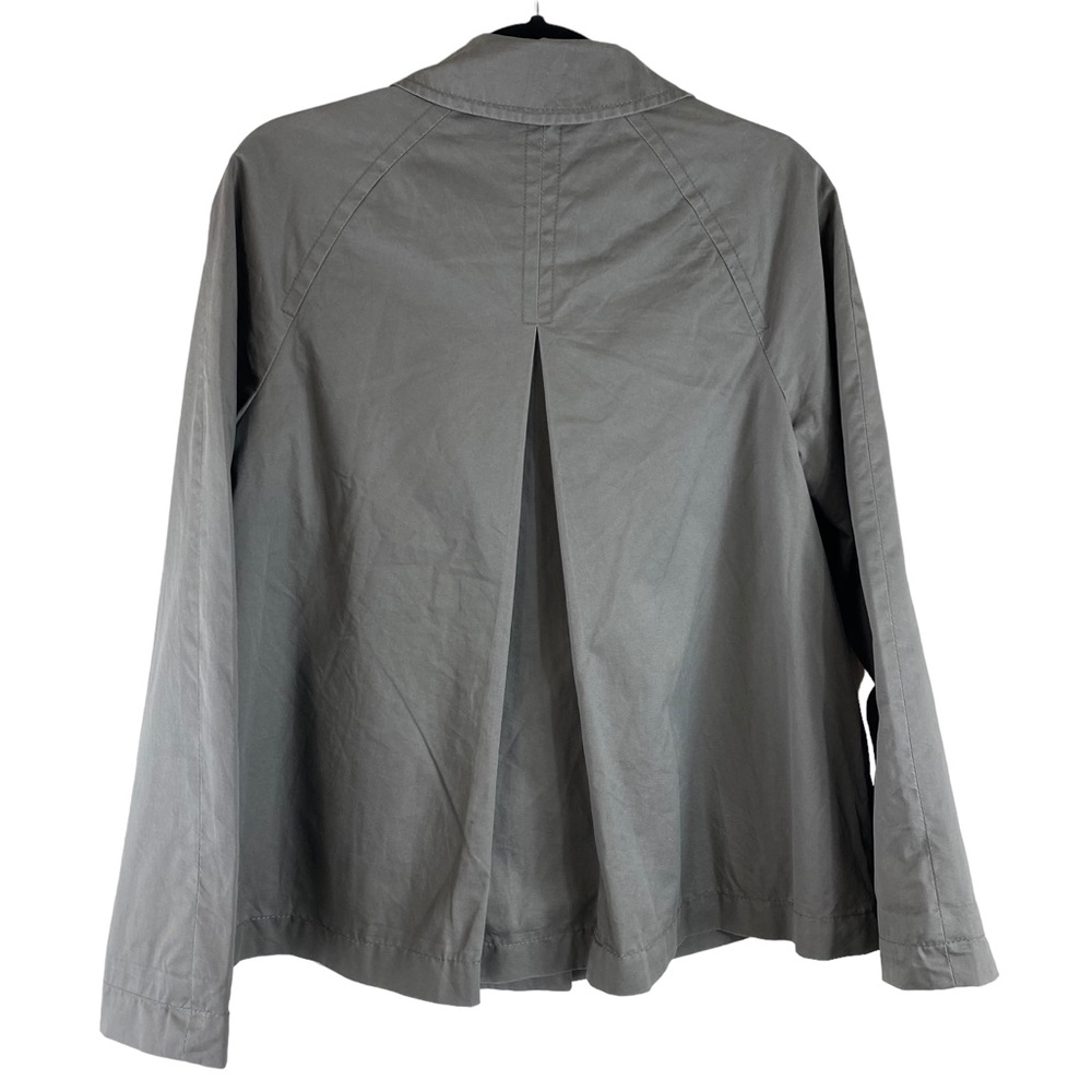 Zara Womens Basic Outerwear Big Button Short Tren… - image 2